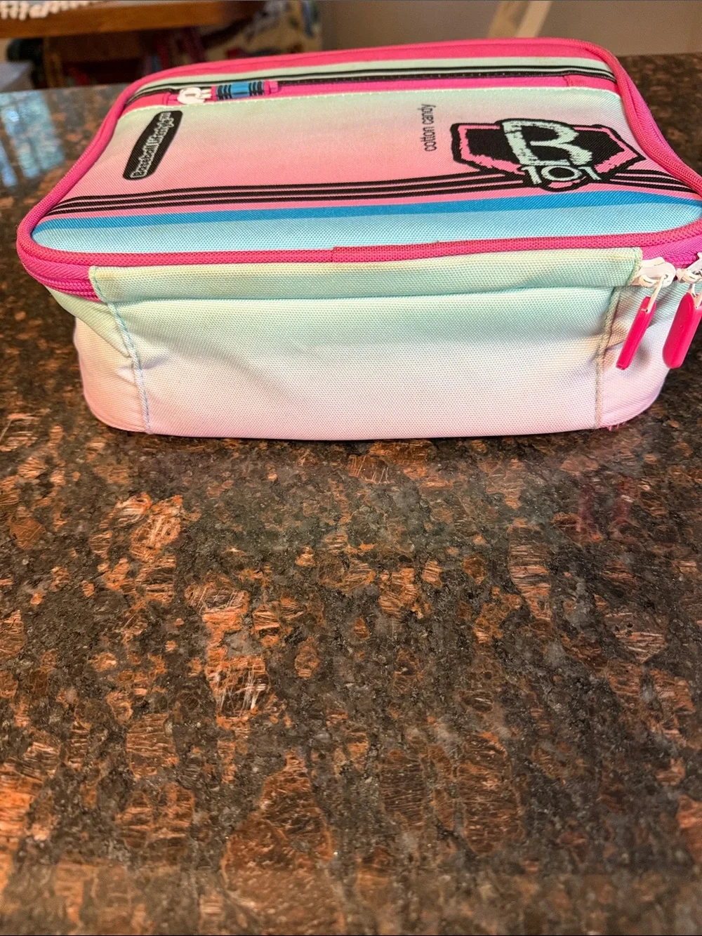 Baseball Lifestyle 101 - Insulated Cotton Candy Lunchbox - Pink & Blue
